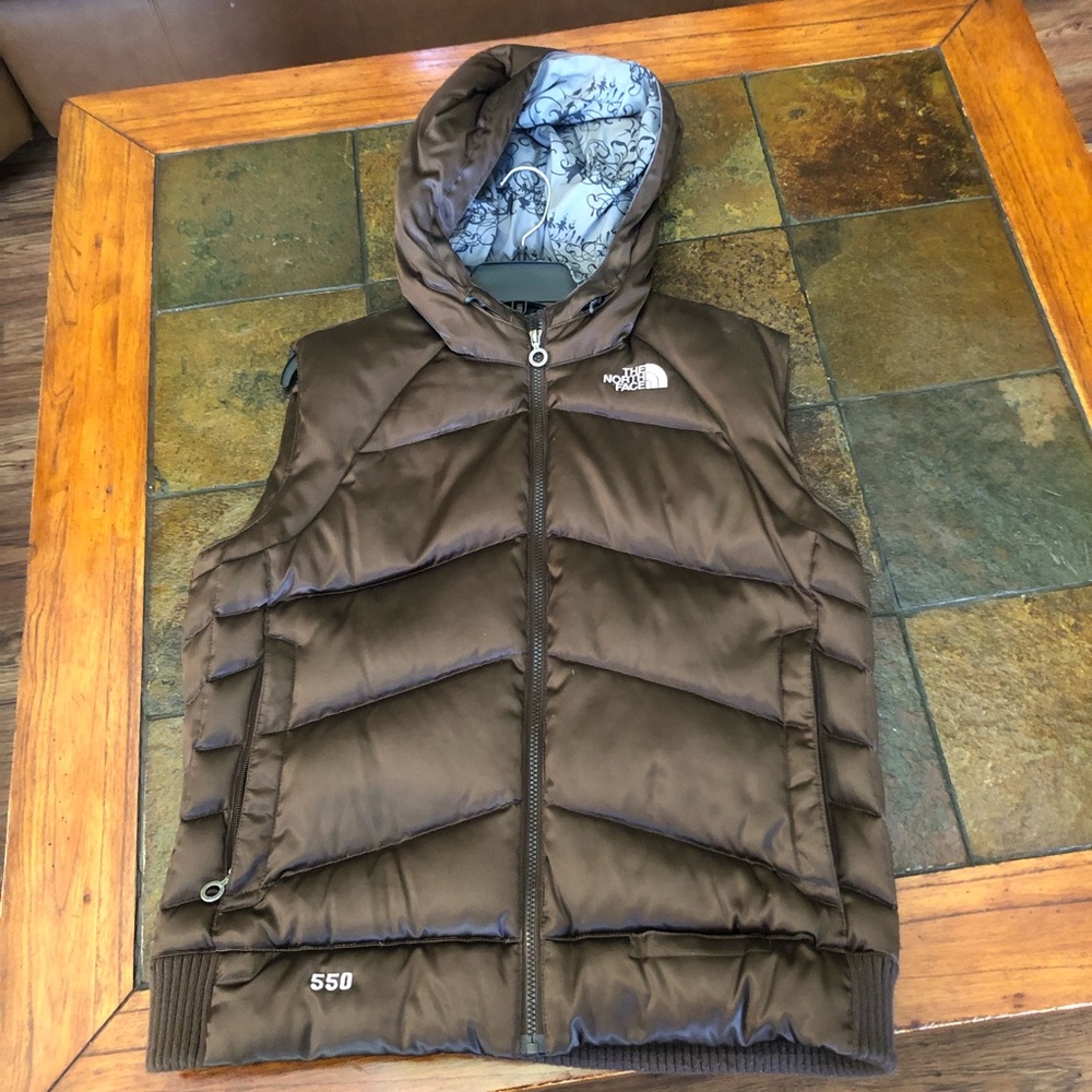 Brown North Face Vest.